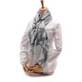 El último diseño personalizado de la llegada colorido chal de invierno para las mujeres 100% bufanda de algodón para la venta
